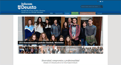 Desktop Screenshot of infocom.deusto.es