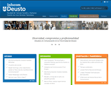 Tablet Screenshot of infocom.deusto.es