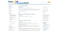 Desktop Screenshot of delegacionalumnos.eside.deusto.es