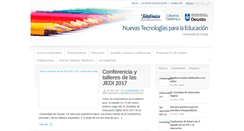 Desktop Screenshot of blog.catedratelefonica.deusto.es