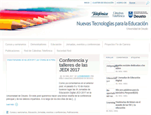 Tablet Screenshot of blog.catedratelefonica.deusto.es
