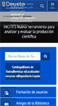 Mobile Screenshot of biblioteca.deusto.es
