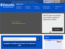 Tablet Screenshot of biblioteca.deusto.es