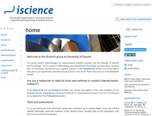 Tablet Screenshot of iscience.deusto.es