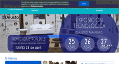 Desktop Screenshot of ingenieria.deusto.es