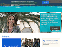 Tablet Screenshot of ingenieria.deusto.es