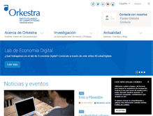 Tablet Screenshot of orkestra.deusto.es