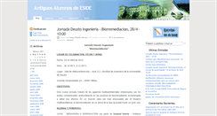 Desktop Screenshot of alumni.eside.deusto.es