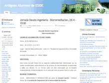 Tablet Screenshot of alumni.eside.deusto.es